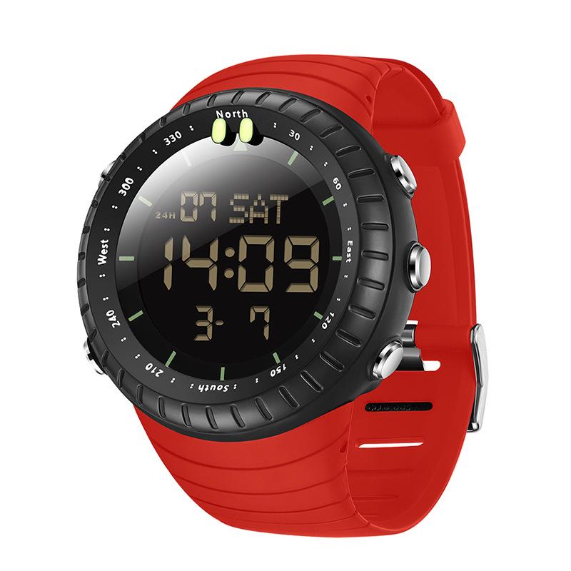 Sanda Cold Light Large Screen Waterproof Digital Sports Watch