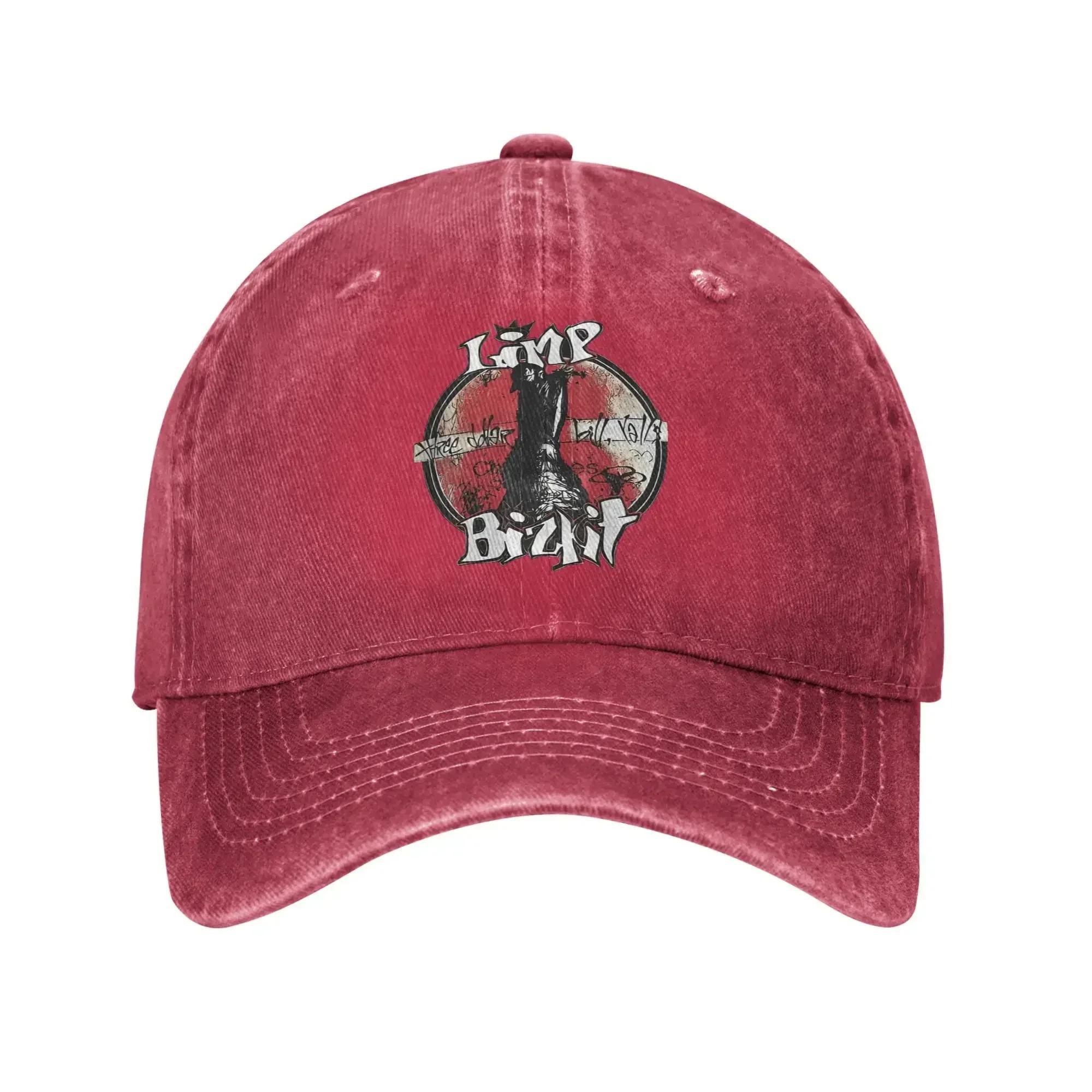 

Washed Baseball Cap Limp Bizkit Summer Trucker Hat For Couple Women Heavy Metals Stylish Tennis Skate Sun Baseball Caps One Size