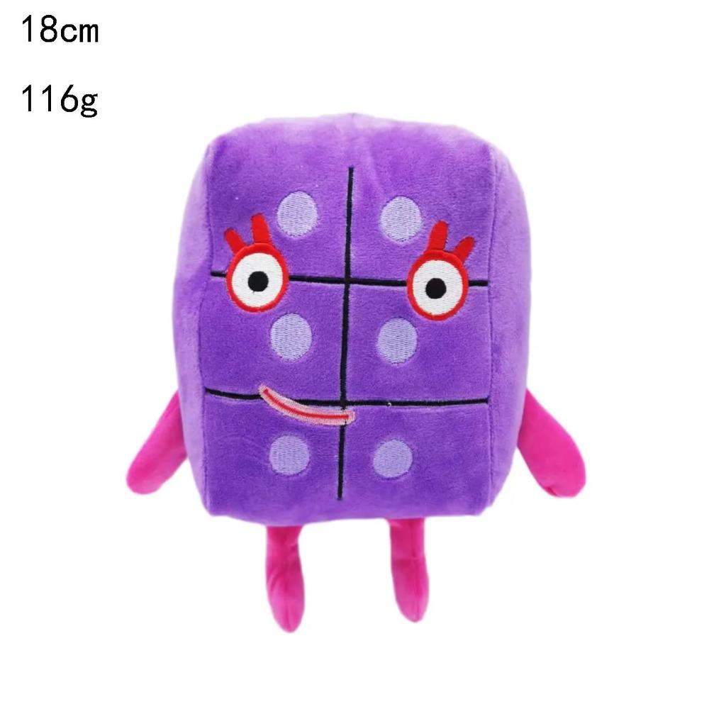 14-30cm Zahlen Plüschtiere Zahlen Stoffpuppen Filmreihe Cartoon Pädagogische Stofftiere Kinder Baby Kinder Geschenke