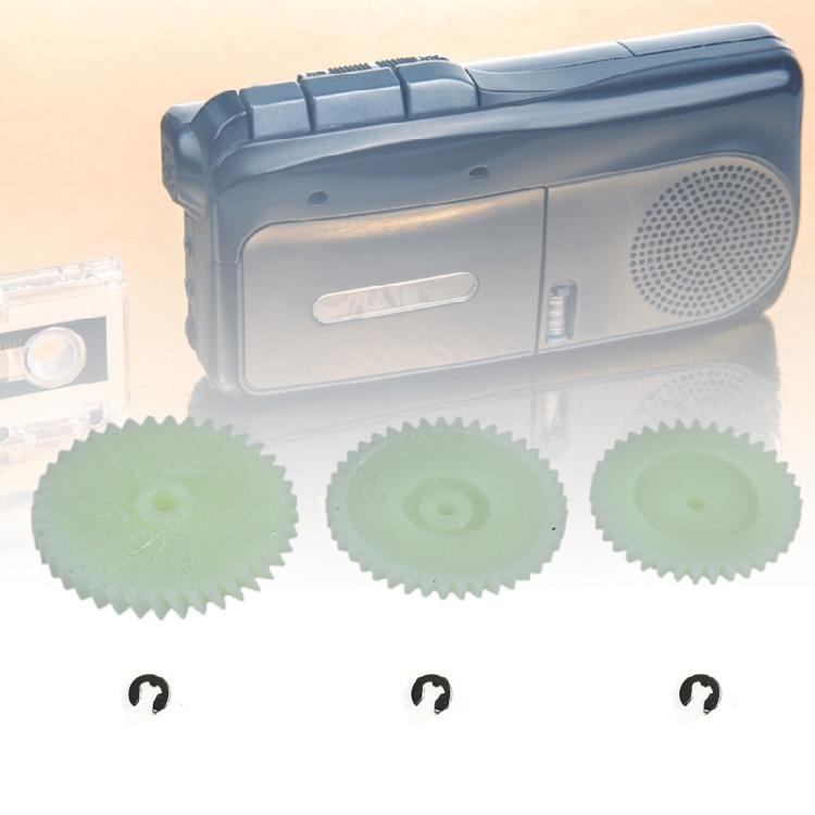 3Pcs/pack Essential Cassette Gear for AQ5030/D8187/D8303/D8479 Tape Recorder Equipment Maintenance & Repair Part