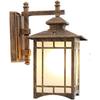 Outdoor Wall Lantern Lights Exterior Waterproof Wall Mount Vintage Bronze Barn Lamp Fixtures With Frosted Glass Rustic Farmhouse Black Outside Wall