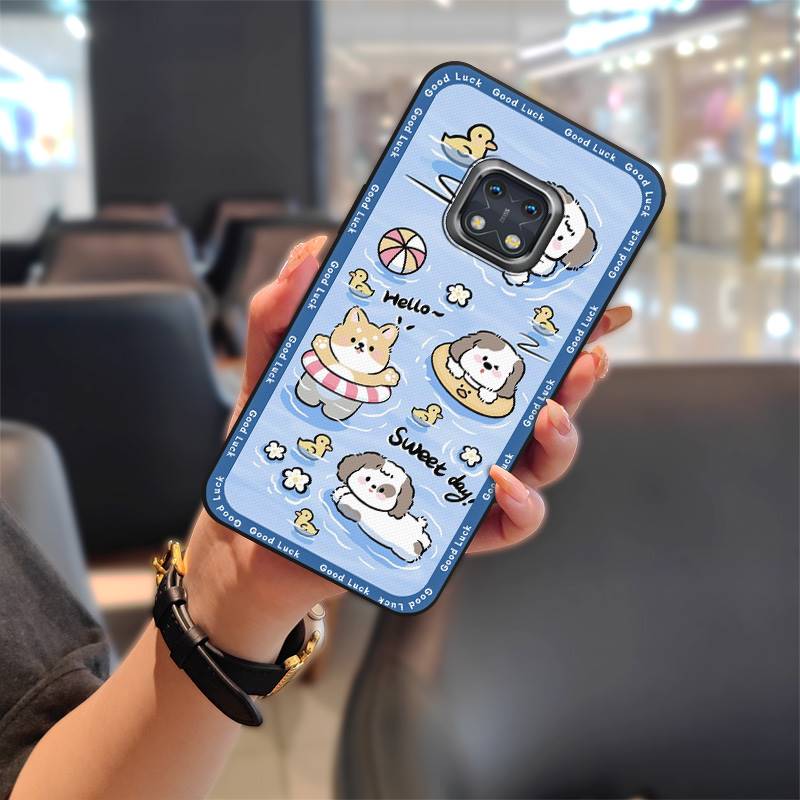 TPU Soft Case Phone Case For Nokia XR20 Waterproof Shockproof Protective Dirt-resistant Back Cover Full Wrap Cartoon