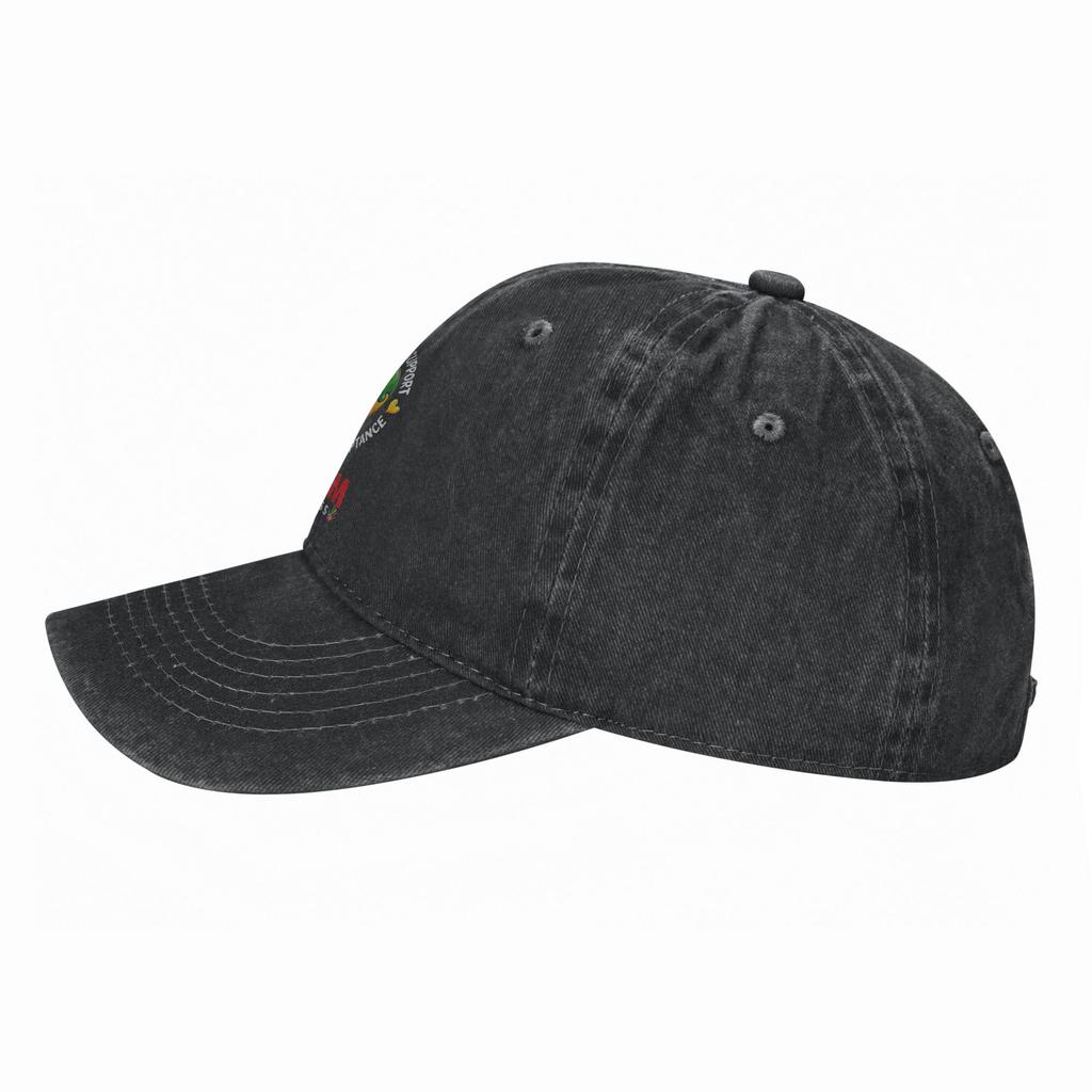 Summer Respect Love Support Inclusion Autism Awareness Baseball Cap Sun   Print Washed Trucker Hat Hunting Baseball Caps