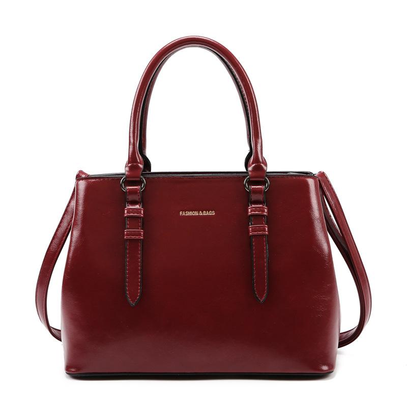 European and American Fashion Trend Three-piece Mother-child Bag New Simple Texture One-shoulder Hand Crossbody Women's Bag