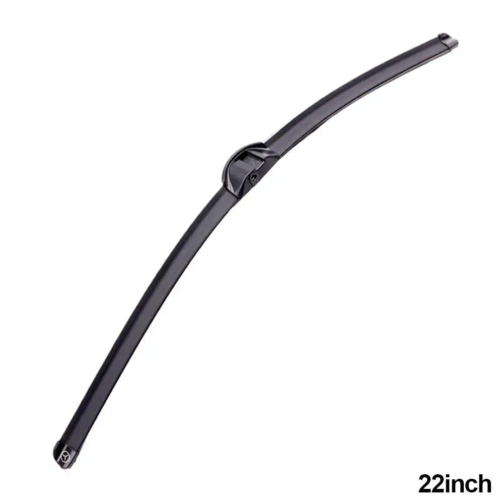 1Pc Automotive Universal U-type Soft Rubber Boneless Wiper HD Quiet Durable Automotive Wiper 16" 18" 19" 21" 22" 24"