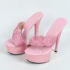 Car Model Wedding Spring and Summer Party Breathable Fashion Nightclub Thin Heel High Slippers