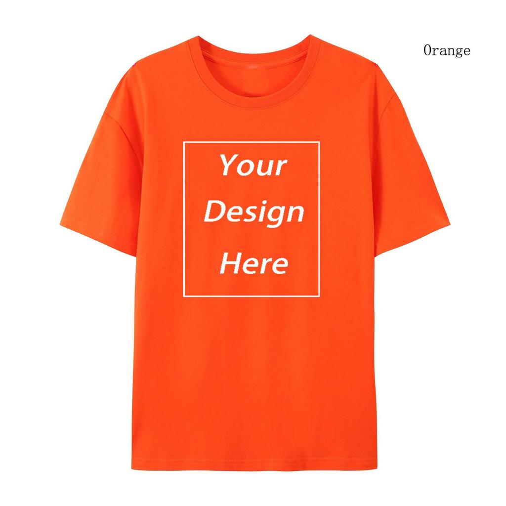 Design Your Logo T- shirt DIY021 Vintage Couple T-Shirts Street Retro Punk T Shirt Women Customize Pattern Cotton Short Sleeve