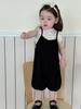 Stylish Korean Baby Girls Polka Dot Tank Top And Shorts Set Lightweight Summer Wear
