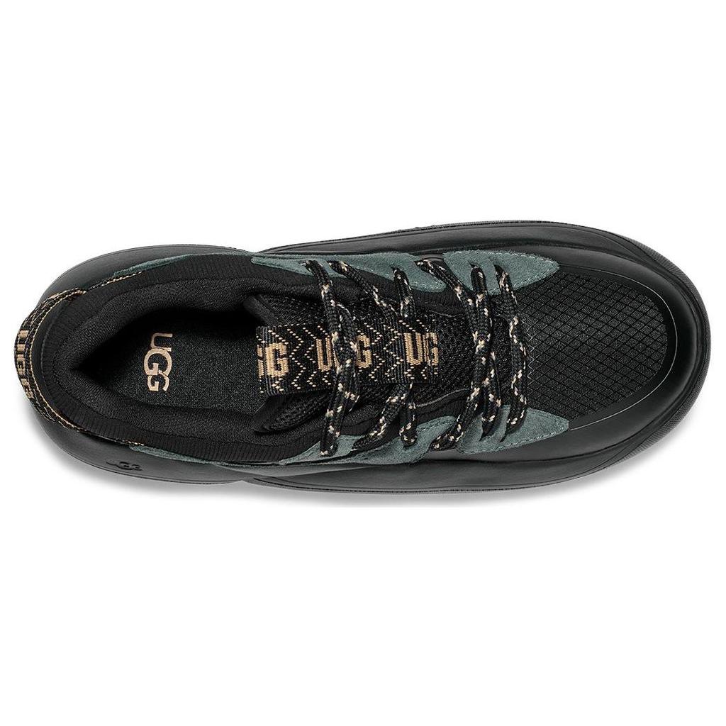 UGG Leather Simple Lightweight Low-Top Casual Shoes Women Casual Shoes Black 1152734-BLCKR