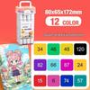 Double-Ended Marker Pen Set: Alcohol-Based Watercolor Pens for Children's Art and Graffiti