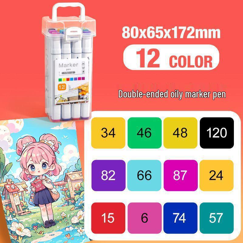 Touch Double-Ended Alcohol-Based Marker Pen Set for Kids  Art and Graffiti