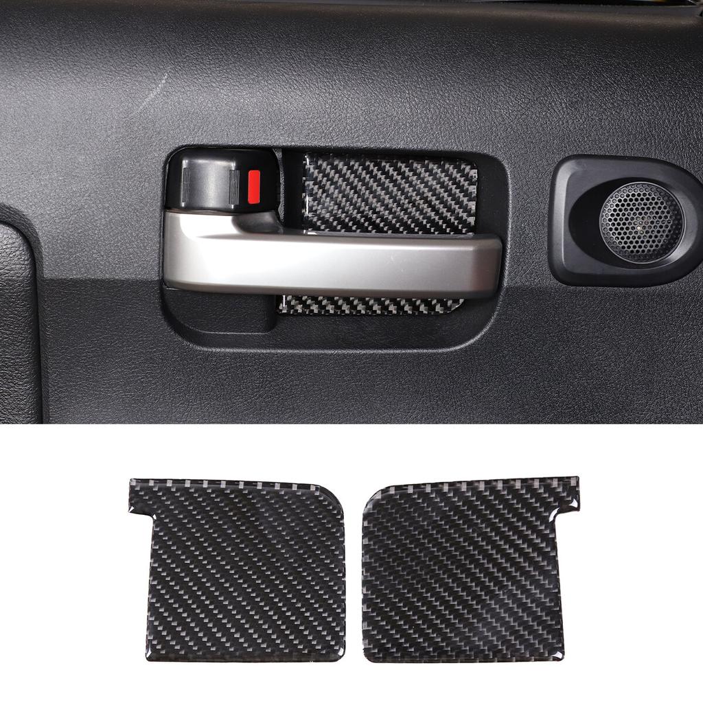 4Carbon Fiber Interior Inner Door Bowl Cover Trim For Toyota Tundra 2007-13