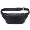 New Slazenger Soft Leather One Shoulder Crossbody Bag, Sling Bag, Fanny Pack Regular Unisex Black SLA8444