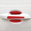 8x Red Car Door Handle Bowl Decal Anti Scratch Sticker Protector Cover Protector