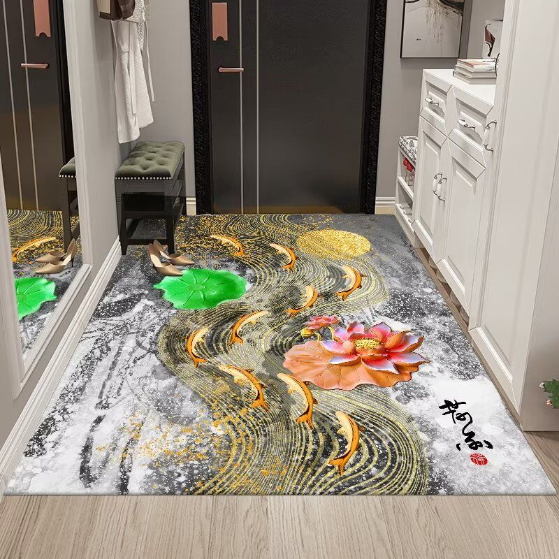 Modern Anti-slip Door Small Mat Rug Carpet Bath Kitchen Garden for Home Outdoor Indoor Decor