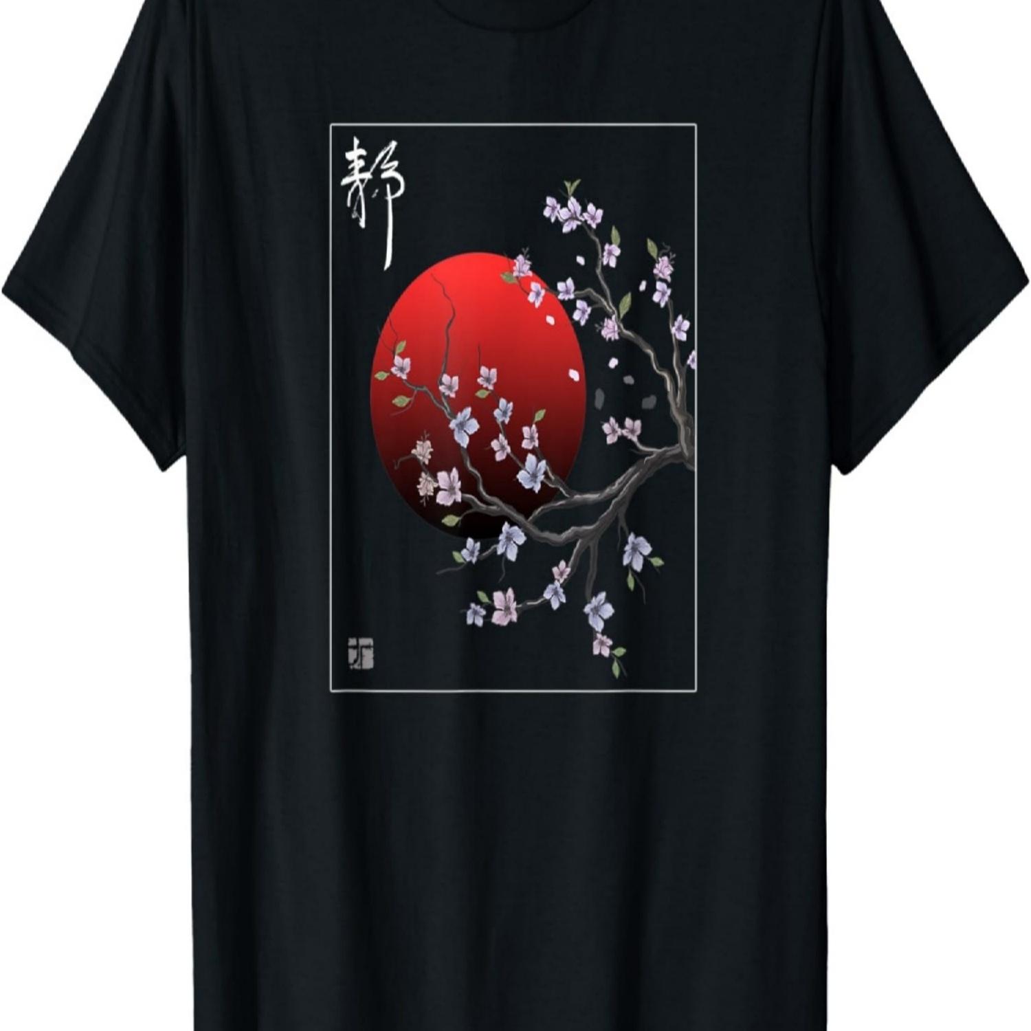 Vintage  Sakura Cherry Blossom T-Shirt(2) S