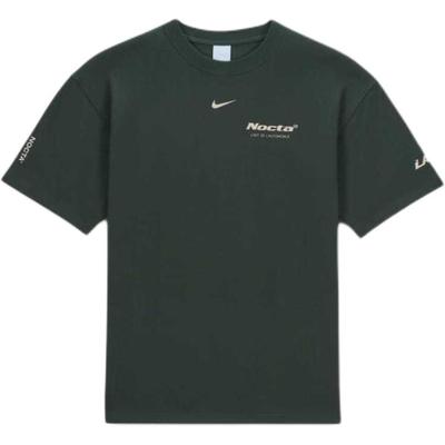 Nike X Nocta Camiseta Pulóver Casual con Estampado del Logo The Art Unisex Tops Verde FD2206-397