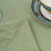 Farmhouse Style Household Tablecloth, Wedding Party, Holiday Kitchen Tablecloth, Soft Pleated Texture Green Tablecloth