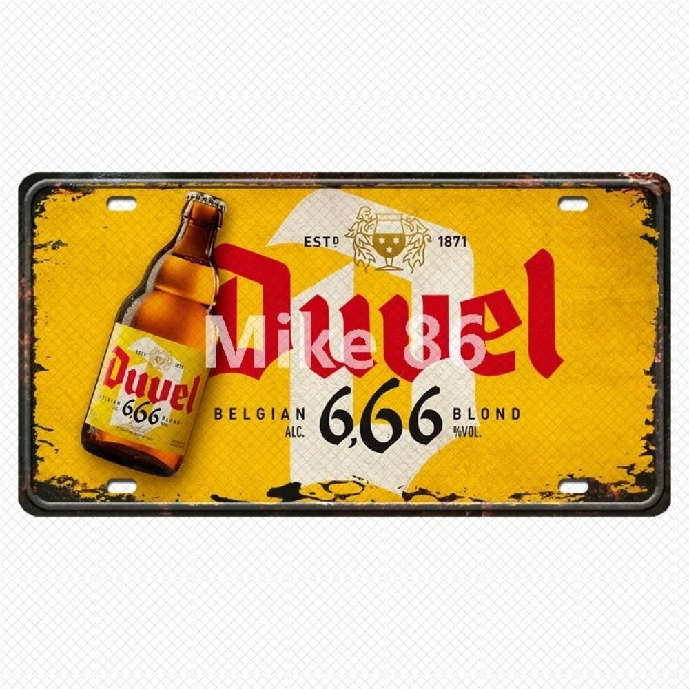 Ölplåtskylt Vintage Väggdekor 15x30cm