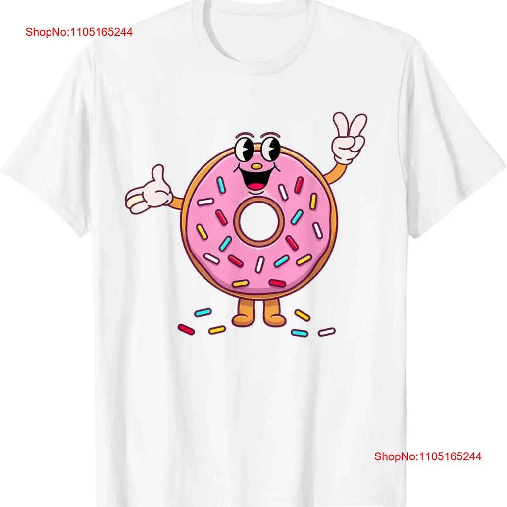 Funny Donut T Shirt Toddler Boys Kids Girls Sprinkles Vintage Versatile Fashion Soft Graphic Unisex Comfortable