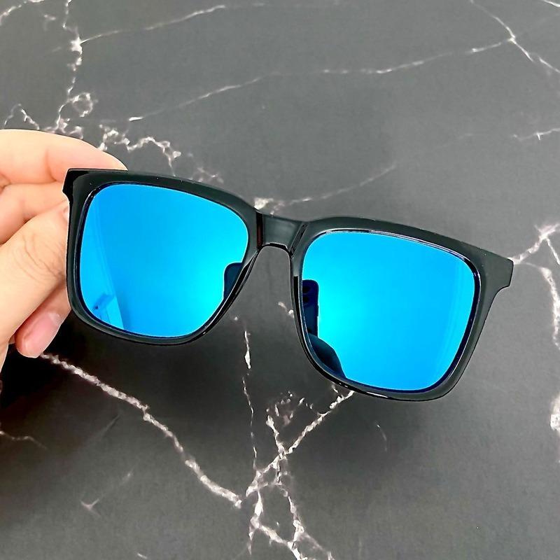 5pcs Korean Retro Sunglasses for Men Driving Mercury Lens Fashion Eyewear