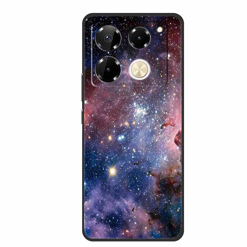 For Infinix Note 40 Pro 5G Case TPU Soft Silicone Cover Phone Cases for Infinix Note 40 40pro 4G Flowers Lovely Coque Fundas