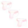 1/3-teilige sexy Herren-Slips, ultradünne transparente Unterwäsche aus Eisseide für den Sommer, geprägte Taillenbewegung ohne Spuren der Unterhose