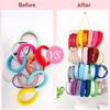 Stylish Headband Storage Rack Hair Accessories Felt Organizer Display Stand for Hairbands Hairclips and Bracelets