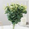 Simulated Single Eucalyptus Money Leaf, Simulated Green Plant Floral Arrangement Accessories, Simulated Flower Home Ornament