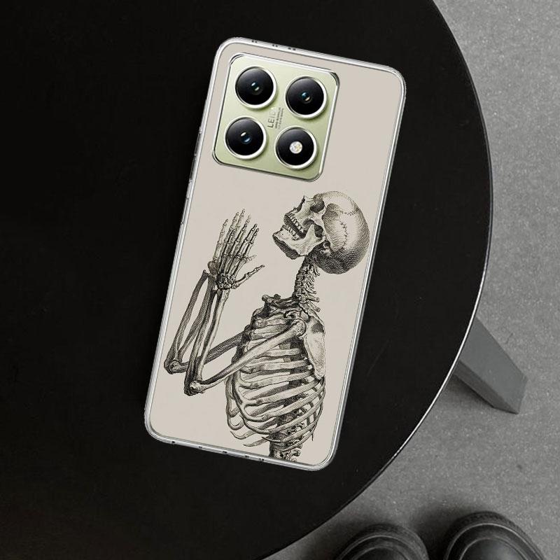 Autumu X Ray Hand Bones Phone Case Cover for Xiaomi Redmi Note 15 14 13 12 11 Pro Plus 14S 12S 11S 11T 11E 10S 10 Customized Fun