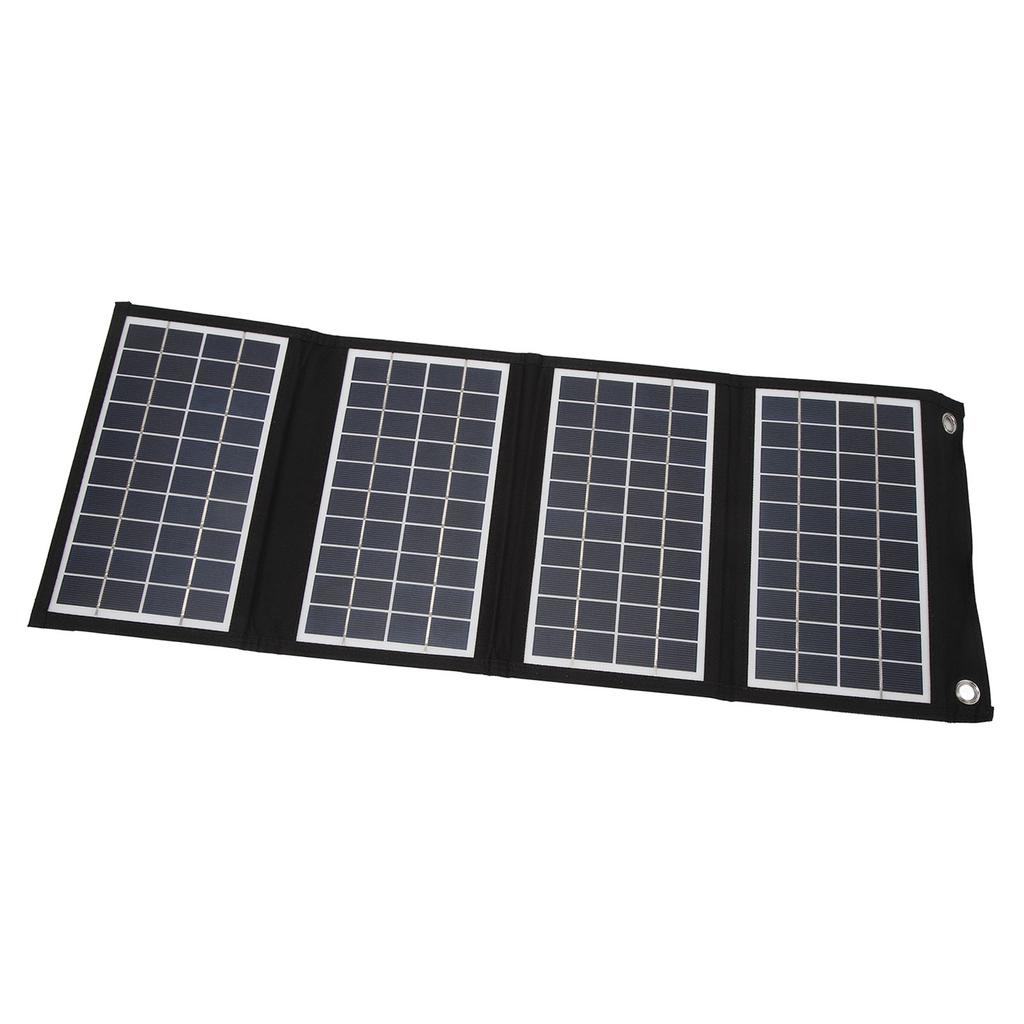 Solar Folding Bag 30W 5V Portable Solar Panel Charger with Dual USB Output for Mobile Phone Travel