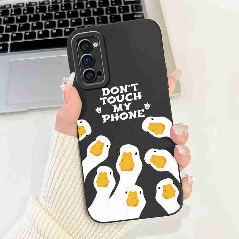 Für Oppo Reno4 Pro 5G Hülle CPH2089 Luxus Kunst Bemaltes Cover Für Oppo Reno4 Reno 4 Pro 5G Handyhülle Schutzhülle Weiche Abdeckung