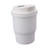 Metal Coffee Mug 450ml White Food Grade Silicone Double Layer Anti Slip Stainless Steel Mug for Camping Travel Car