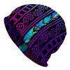 A Men'S Street Style Ethnic Pattern Knitted Hat - Featuring Vibrant Totem Designs, Durable Knitted Fabric, Comfortable Elastic Fit, Casual Outdoor Hat