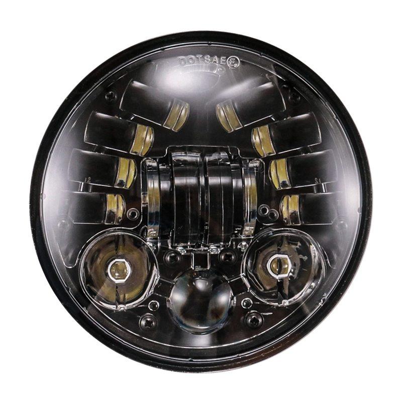 Authentic Universal 5.75 Inch LED Headlight 5 3/4 Inch LED DRL Hi/Lo 36W Motorcycle Turn Light Daytime Running Headlamp Lig