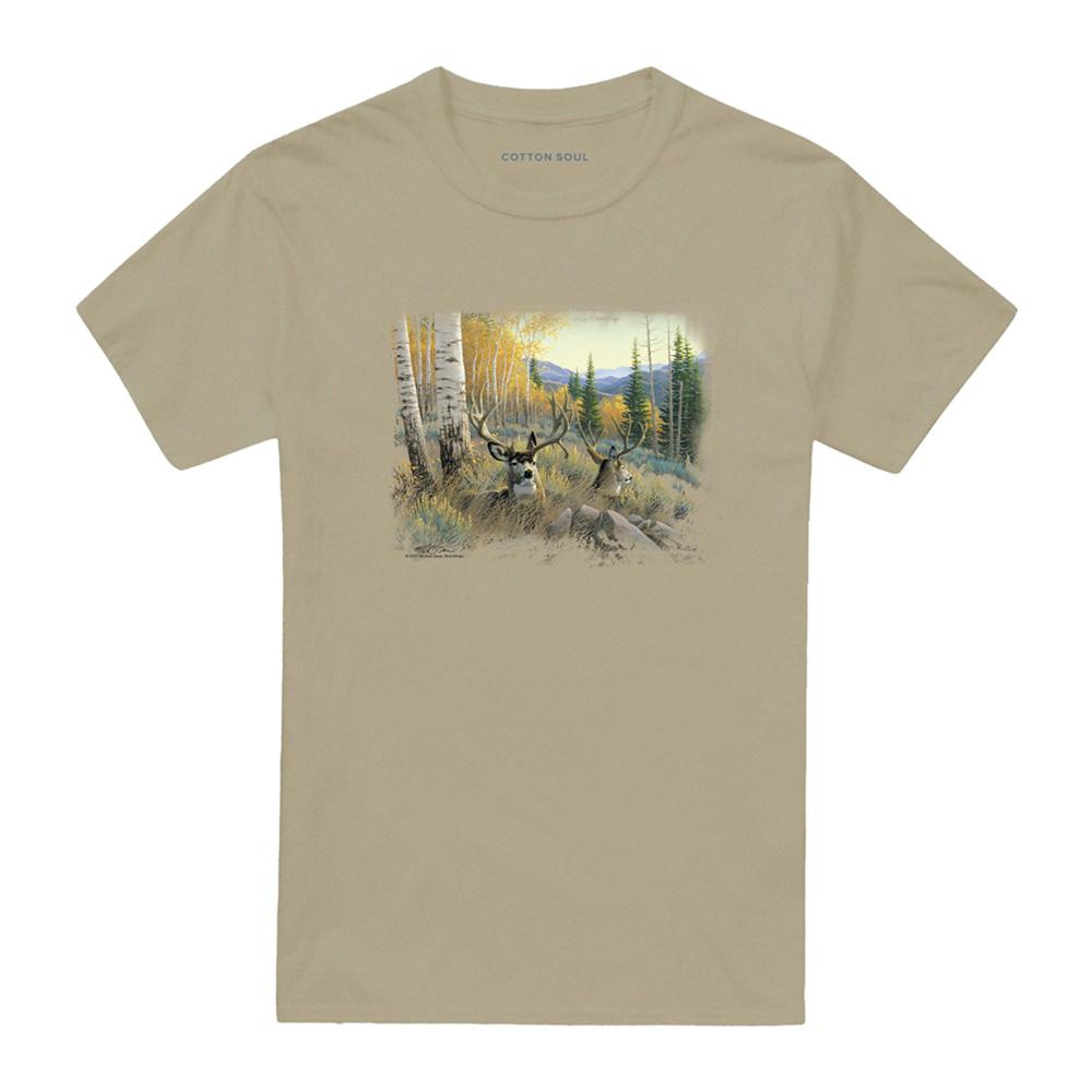 Wild Wings Unisex Adult Wildlife Mule Deer T-Shirt