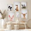 Realistic Furry Animals Cute Prints Poster Canvas Painting Hd Modern Wall Art Pictures For Living Room Bedroom Home Decoration