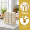 Metal Napkin Holder Modern Napkin Storage Container Picnic Tissue Dispenser  Table Countertop