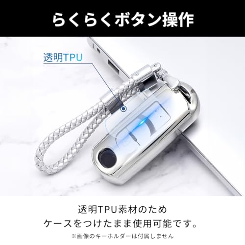 [VERISSY] Smart Key Case Mazda MAZDA Smart Key Cover CX-5 CX-3 CX-8 Demio Axela Atenza Roadster (Black)