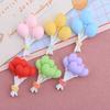 6 Pcs New Kawaii Cartoon Colored Balloons Series Resin Scrapbook Diy Decorative Hair Clip, Pendant Jewelry Parts A96