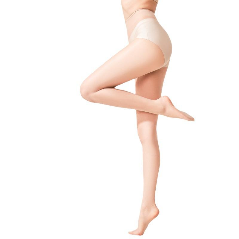 Seamless Ultra-Thin Pineapple Silk Stockings: Women's Durable, Anti-Snag, Sunscreen, 0D Concealer Skin Care Socks