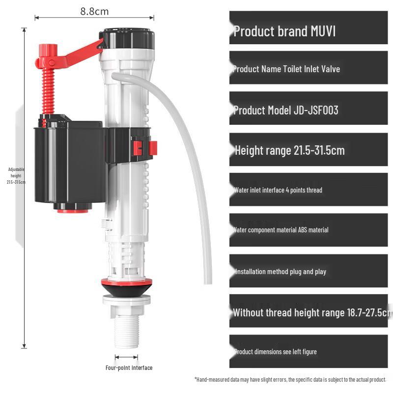Muvi Universal Toilet Tank Fill & Flush Valves