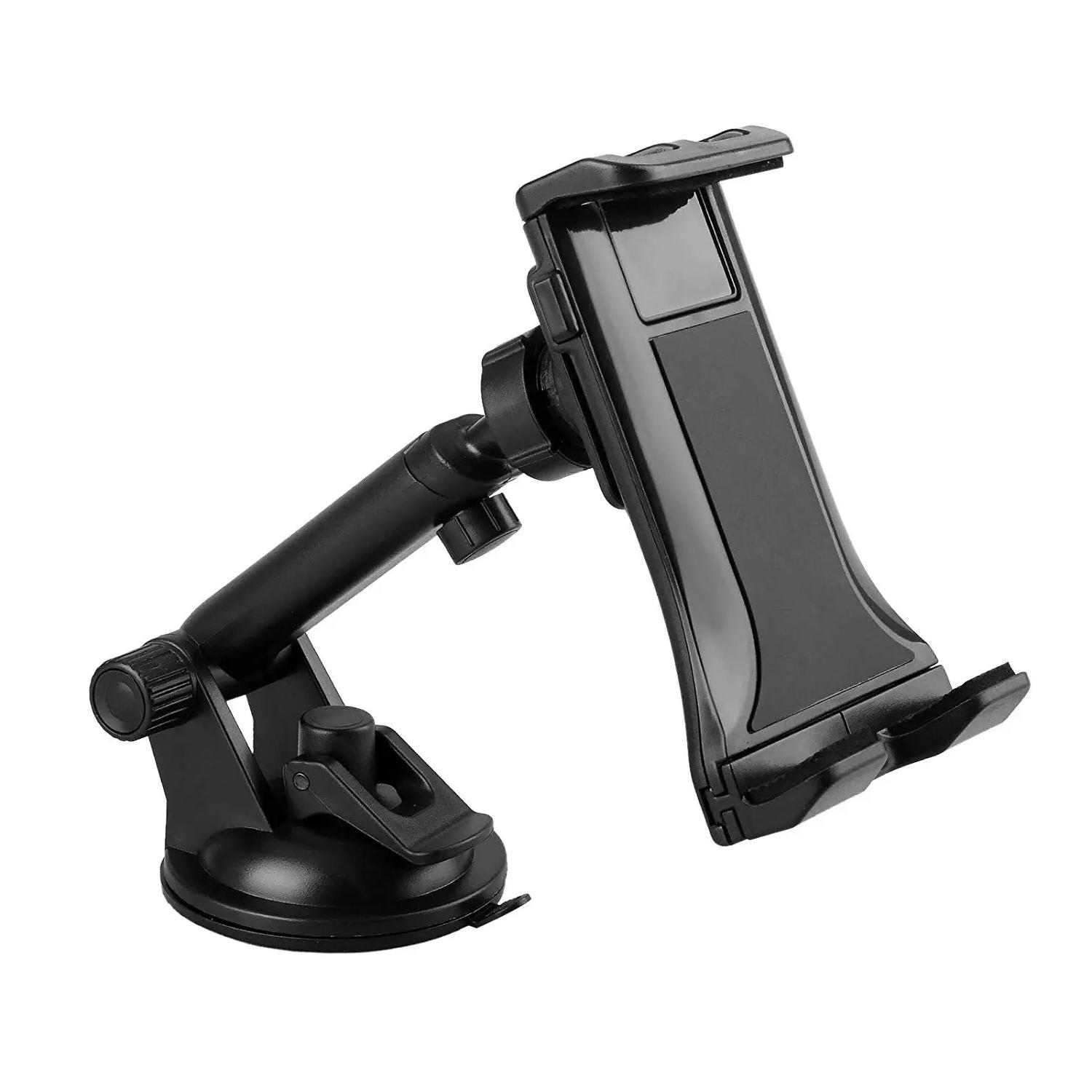 

Держатель для планшета на 360 градусов, крепление на приборную панель автомобиля, GPS для iPad Air Pro 13 12,9 11 10,2 10,5 9,7 mini, Samsung Galaxy Tab S9 S8 Plus S7 S6 A9 A8 A7, подставка чёрный