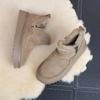 Women Boots for Women Keep Warm Snow Boots Female Zipper New Wool Boots Winter Ladies Fur Warm Low-cut Shoes Botas De Mujer
