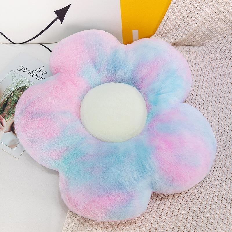 Flower Shaped Office Cushions, Solid Color Home Furnishings