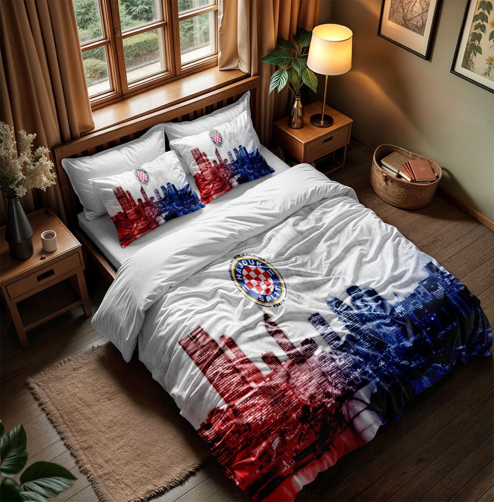 HNK Hajduk Split Art Duvet Cover Set King Queen Double Full Twin Single Size Bed Linen Set