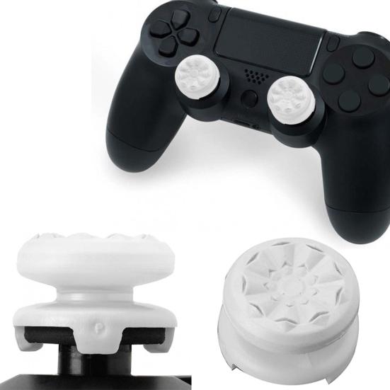 2Pcs Thumbstick Grip Hat Cover Extender Gaming Joystick for PS4 Game Controller