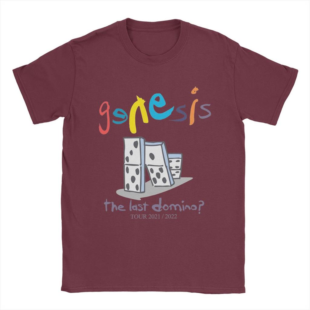The Last Domino Genesis T Shirt Men's Cotton Funny T-Shirts Round Neck Tee Shirt Short Sleeve Clothing New Arrival