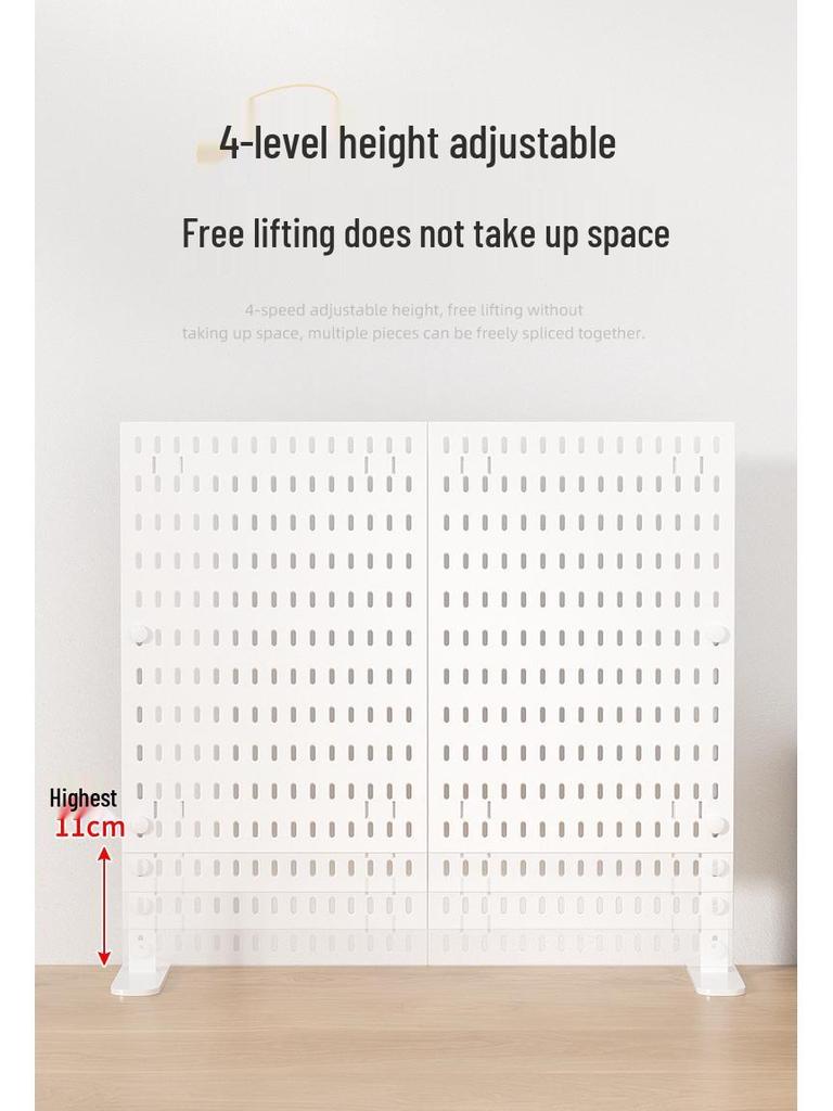 Desk Clip Adjustable Pegboard Stand - No-Drill Bracket