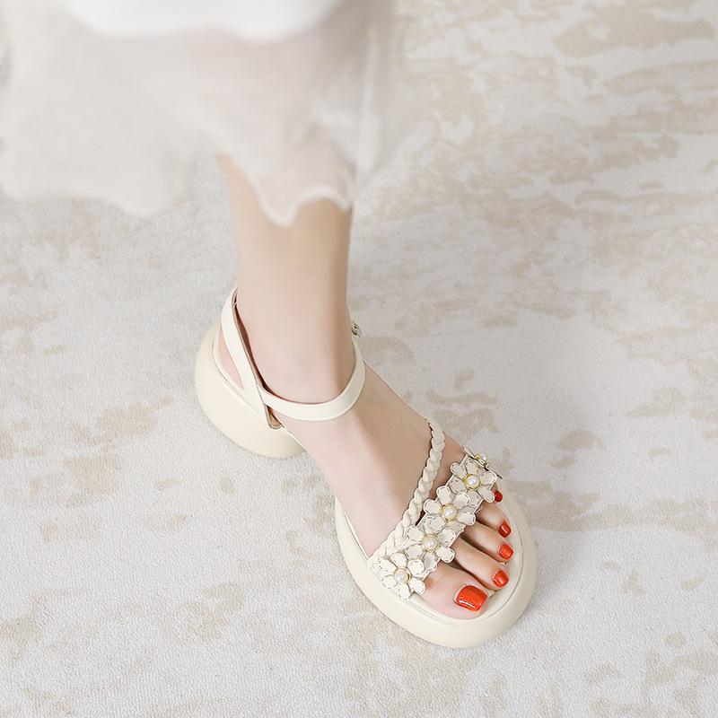 

Sandals women s new summer skirt fashion word with platform high heels 33